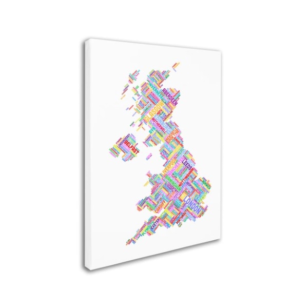 Michael Tompsett 'United Kingdom IV' Canvas Art,16x24